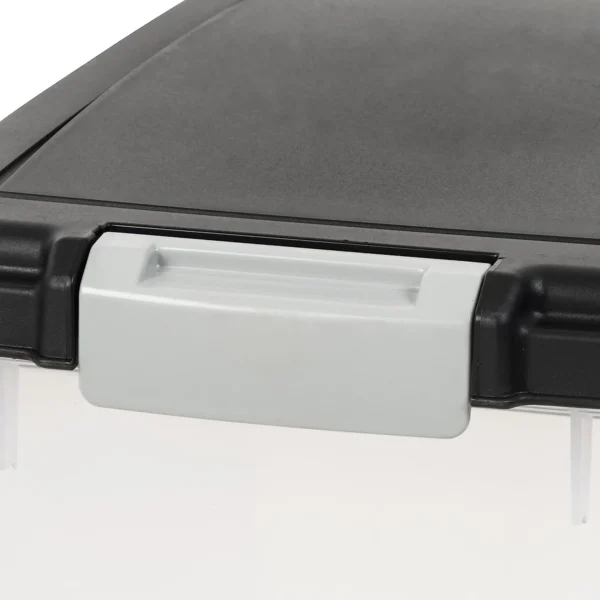 pet food storage container with attachable casters on wheels - SavingsWithStyle